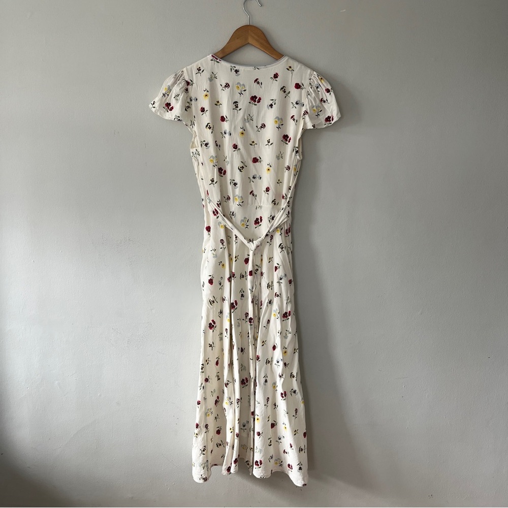 Gap x Doen Floral Midi Dress Size 4 - Picture 5 of 7